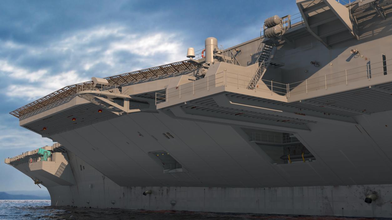 USS Gerald Ford CVN 78 3D