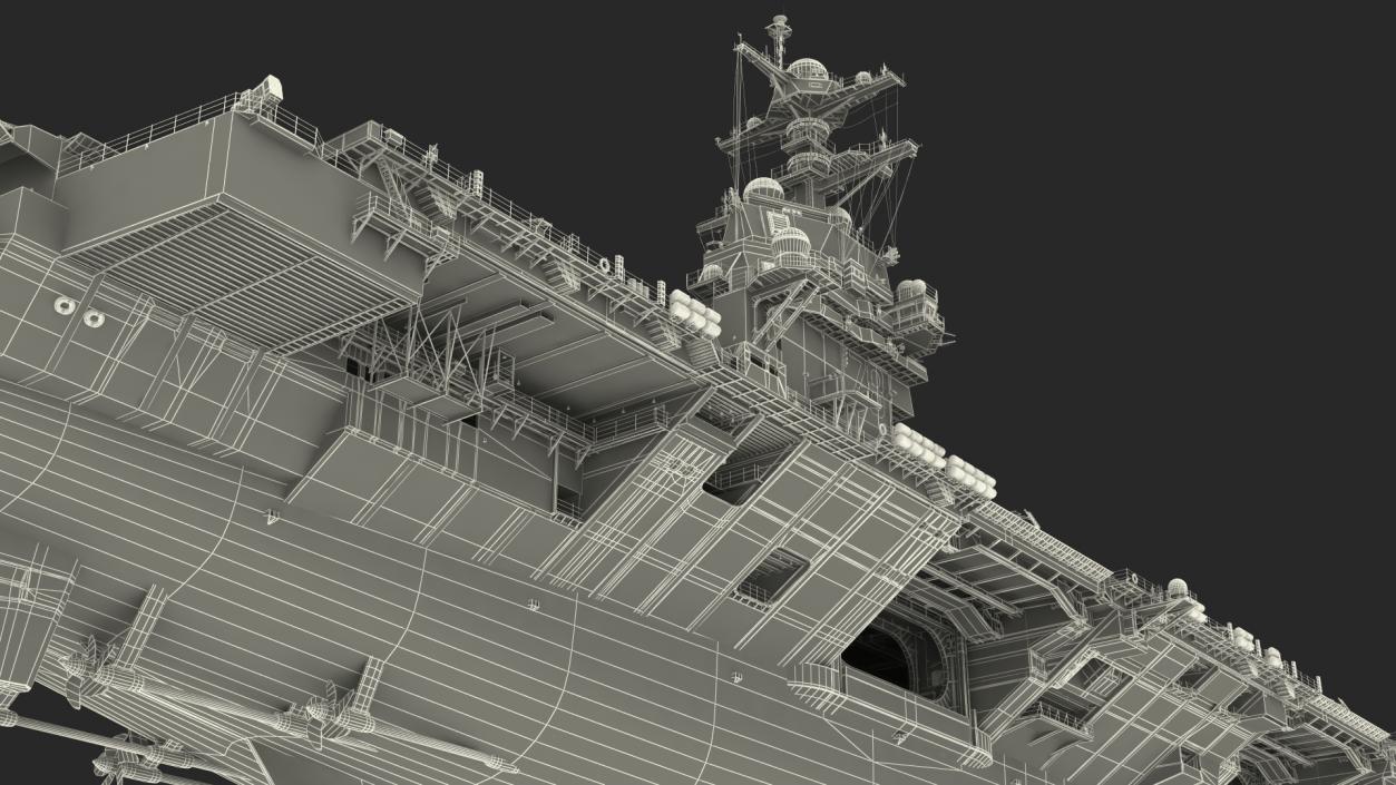 USS Gerald Ford CVN 78 3D