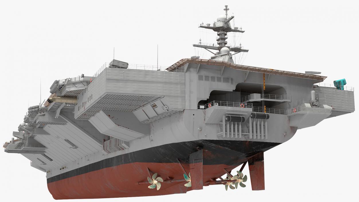 USS Gerald Ford CVN 78 3D