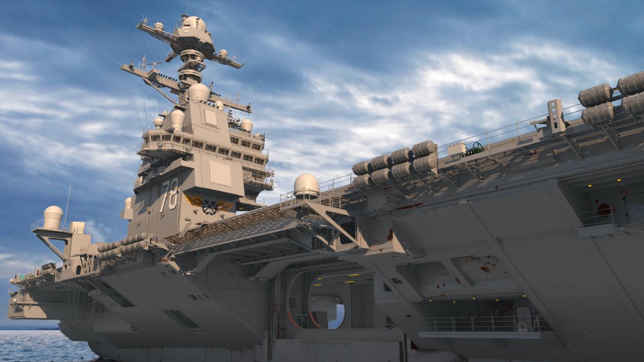 USS Gerald Ford CVN 78 3D