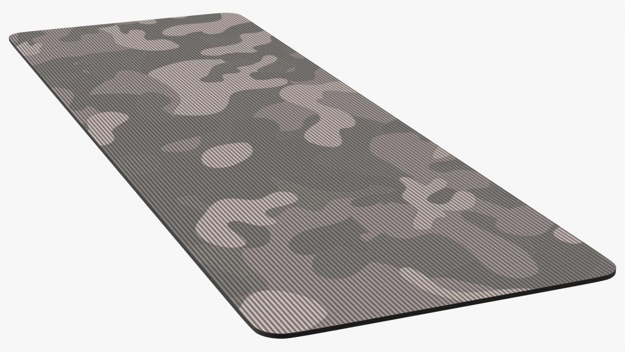 3D model Yoga Mat Unwrap Camo