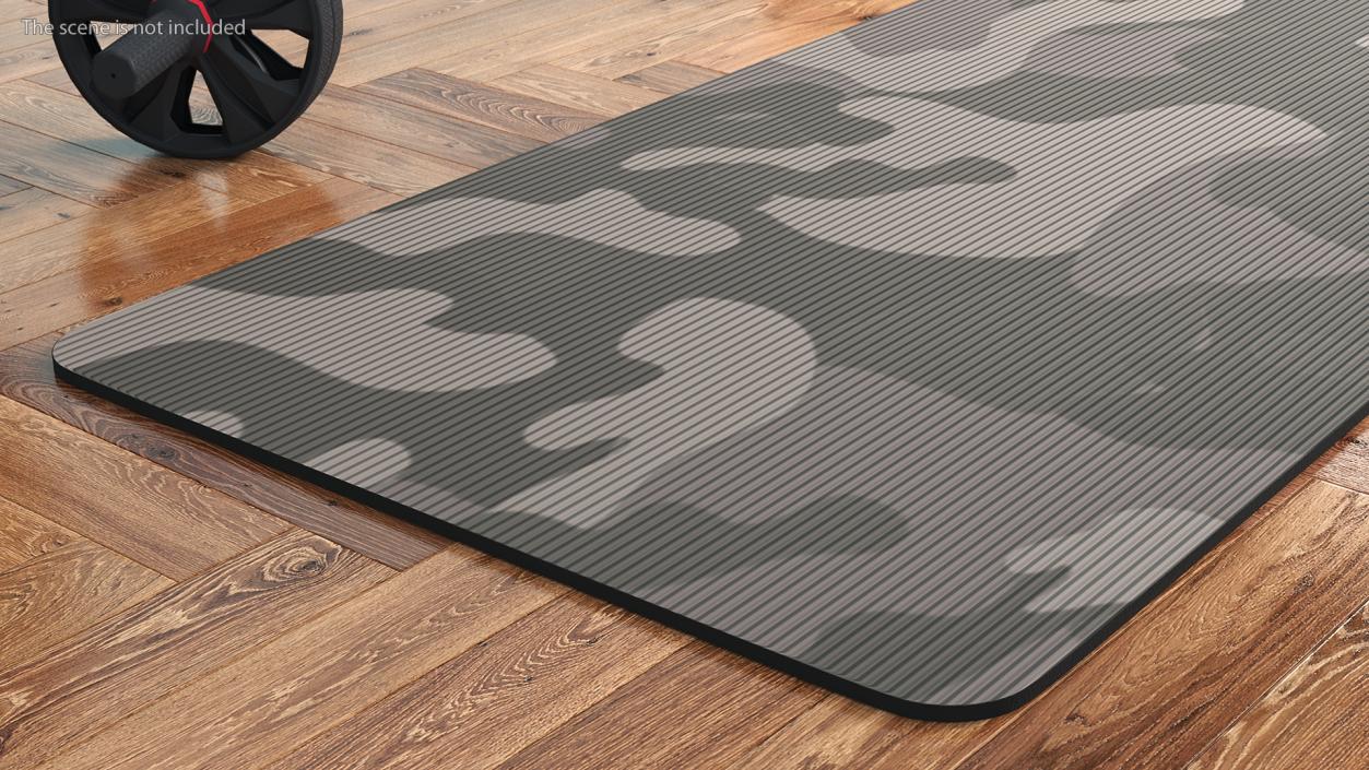 3D model Yoga Mat Unwrap Camo