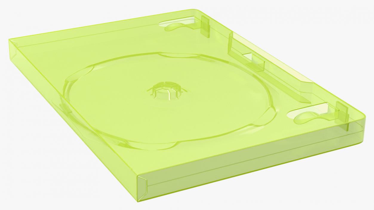 Closed Standard XBOX 360 Translucent Green 3D