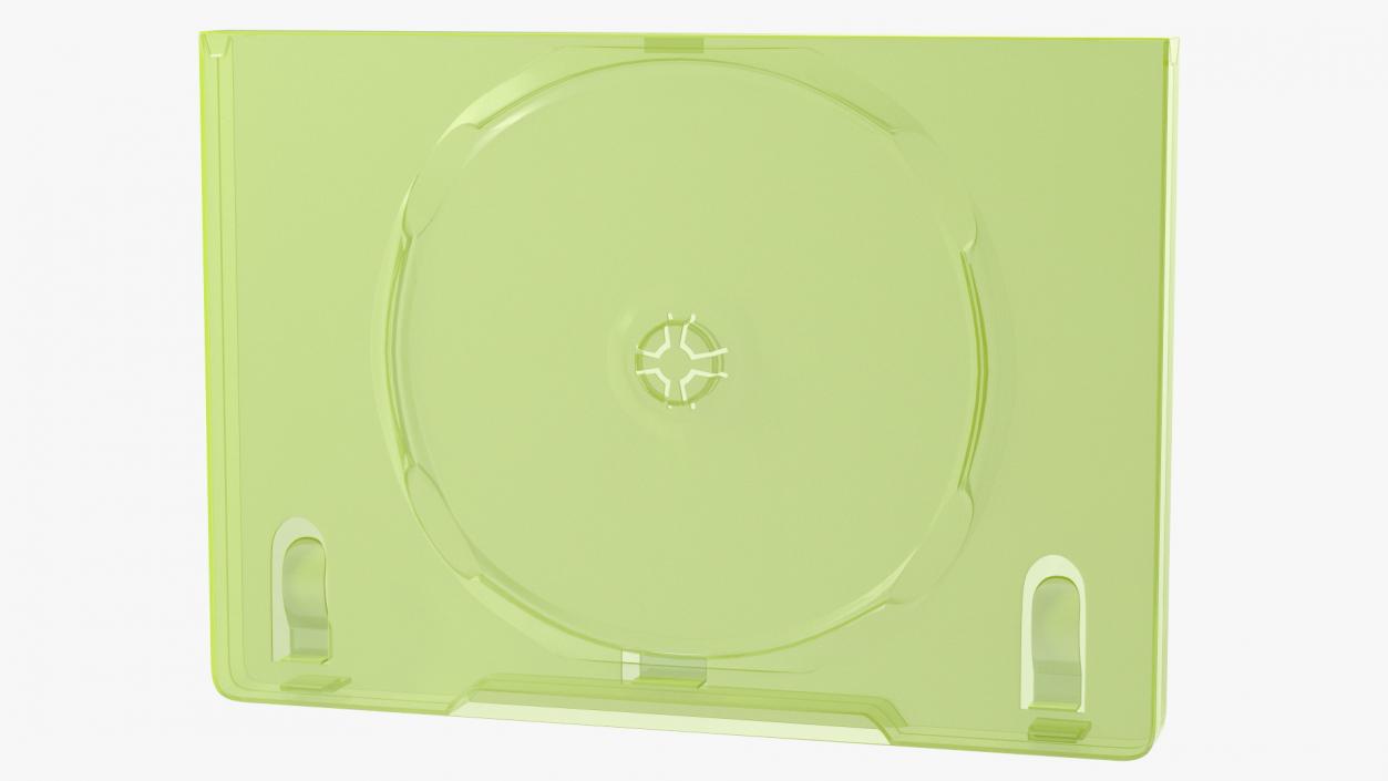 Closed Standard XBOX 360 Translucent Green 3D