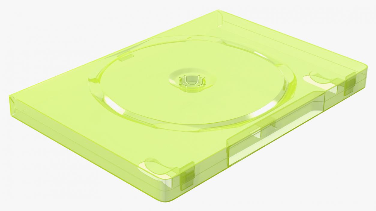 Closed Standard XBOX 360 Translucent Green 3D