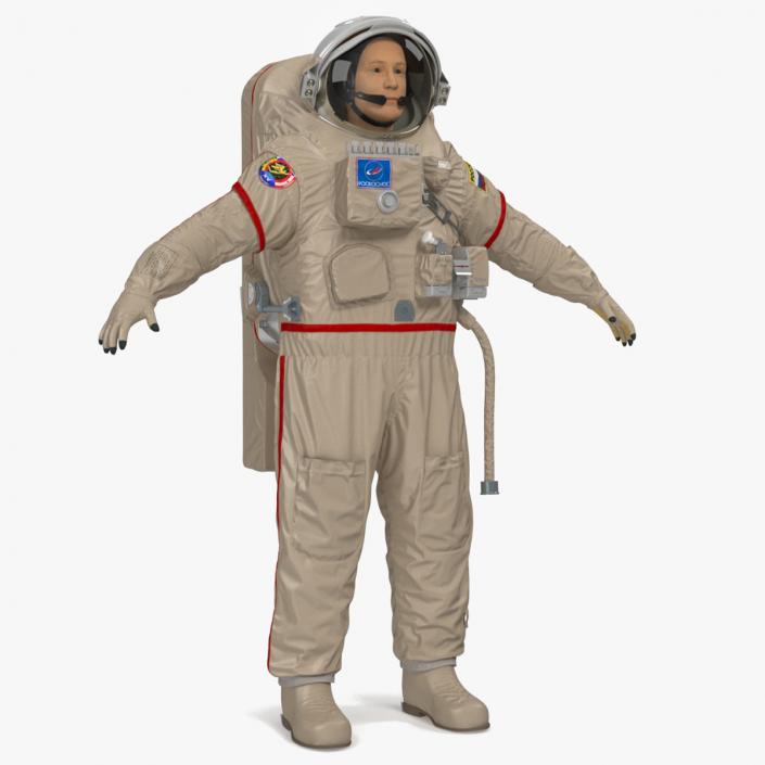 Astronaut Space Suit Orlan MK 3D model