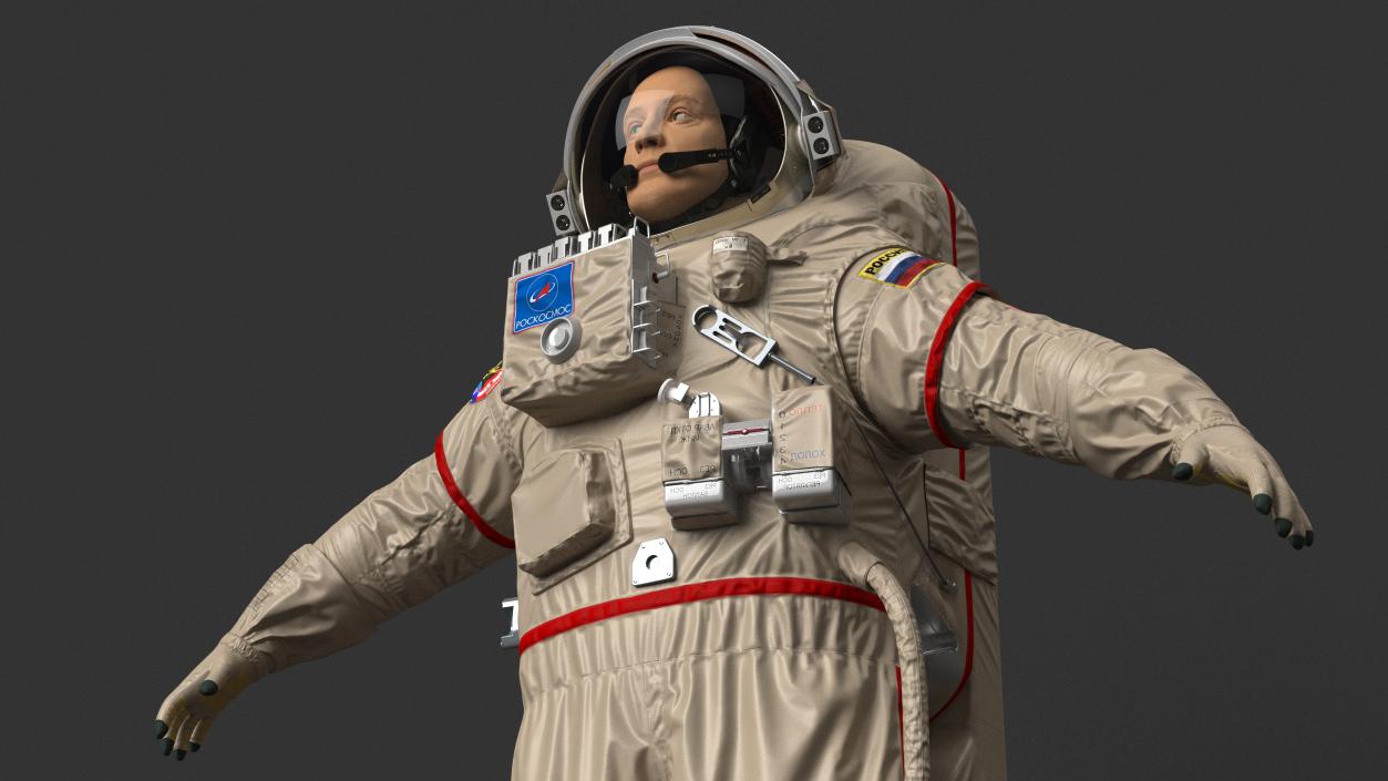 Astronaut Space Suit Orlan MK 3D model