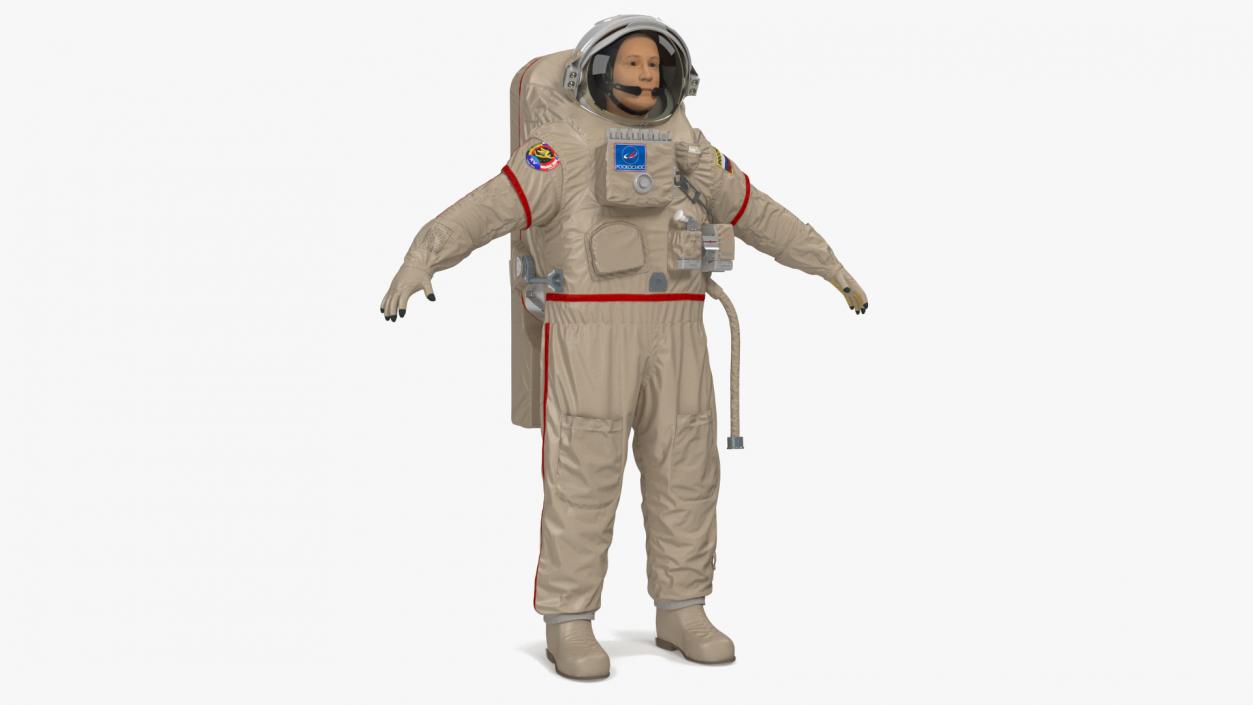 Astronaut Space Suit Orlan MK 3D model