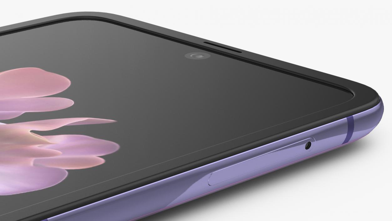 Mirror Purple Samsung Galaxy Z Flip Rigged 3D