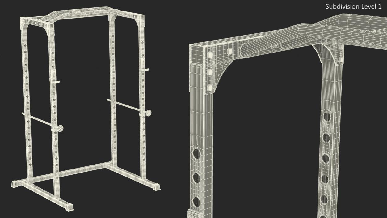 Power Rack Red 3D model