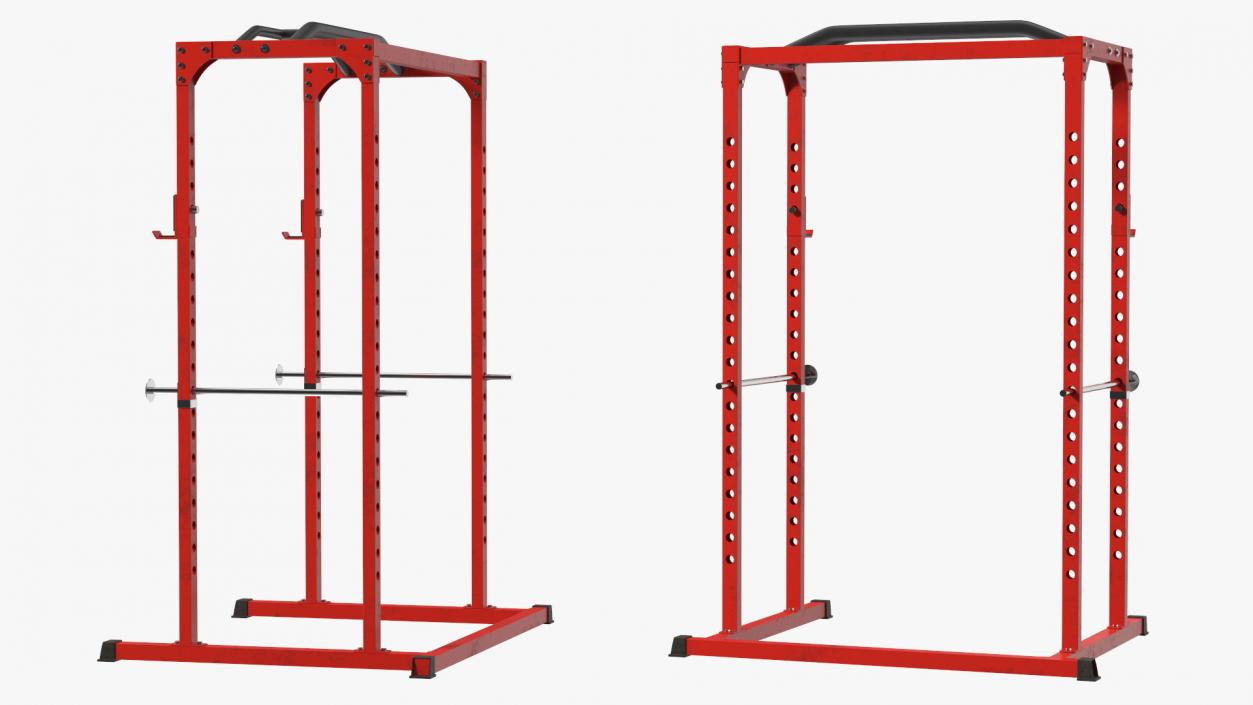 Power Rack Red 3D model