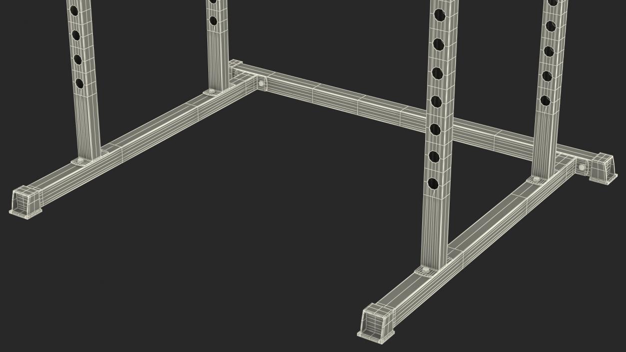 Power Rack Red 3D model