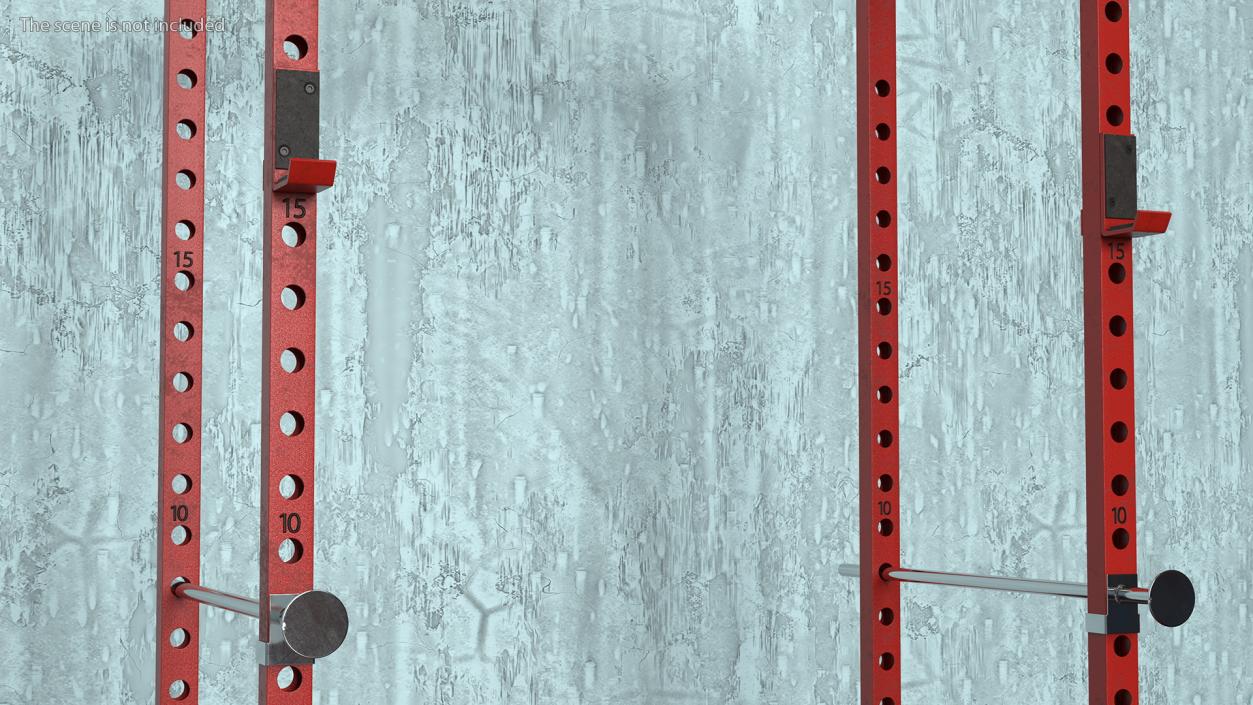 Power Rack Red 3D model