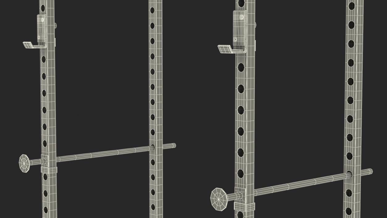 Power Rack Red 3D model