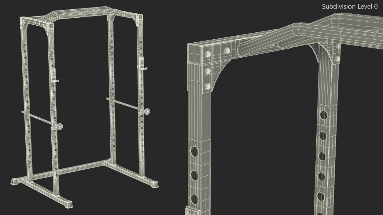 Power Rack Red 3D model