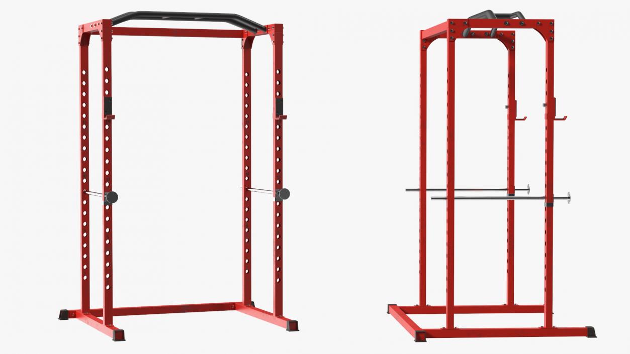 Power Rack Red 3D model