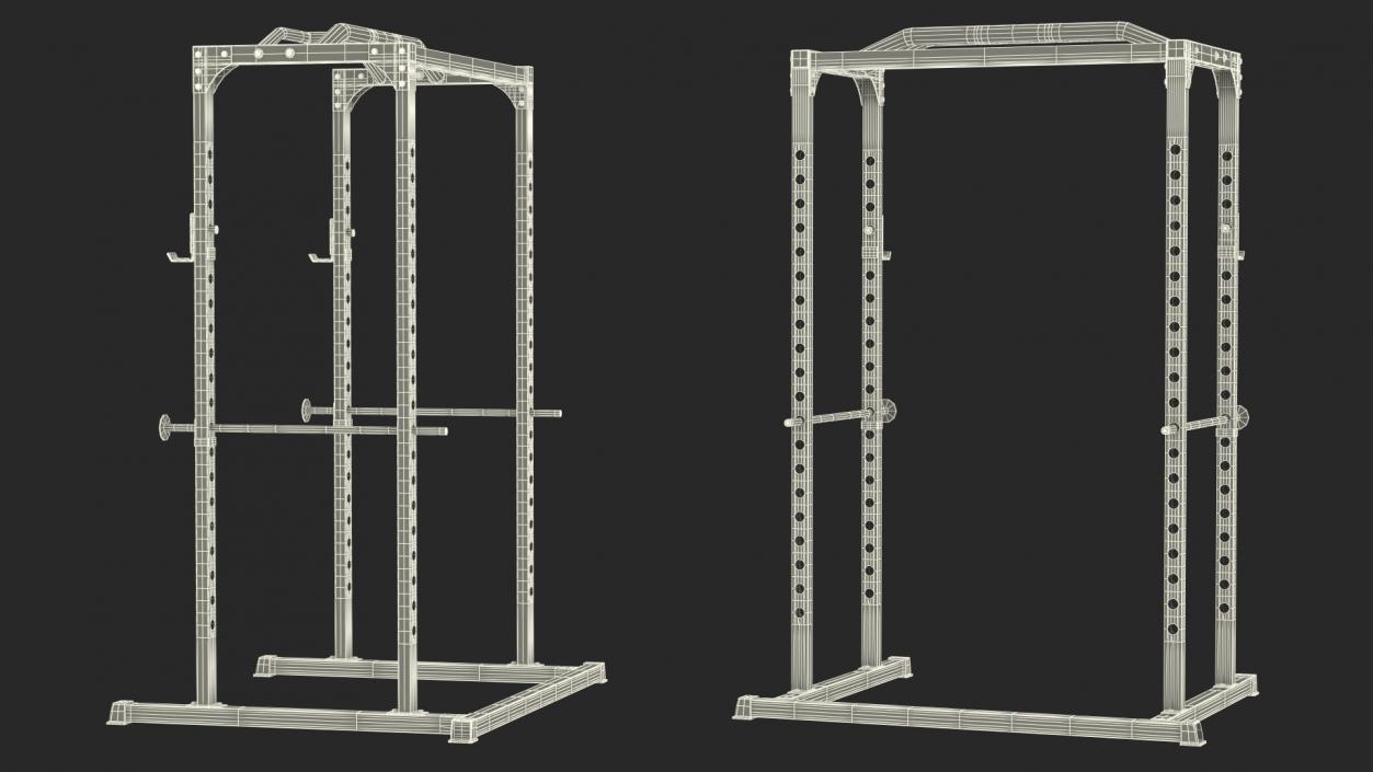 Power Rack Red 3D model