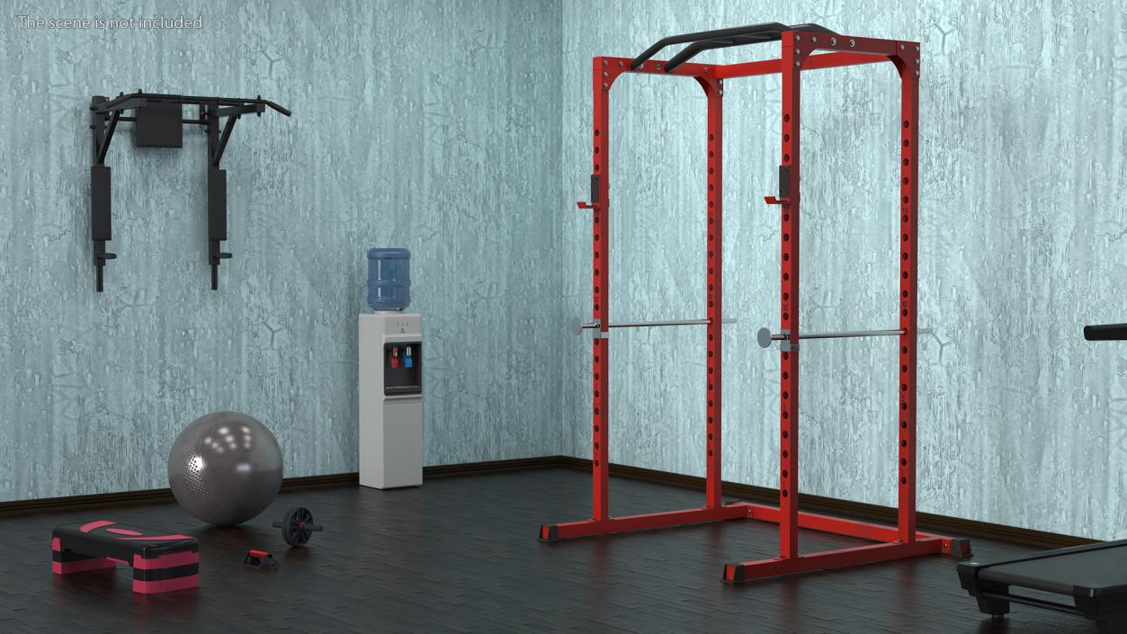 Power Rack Red 3D model