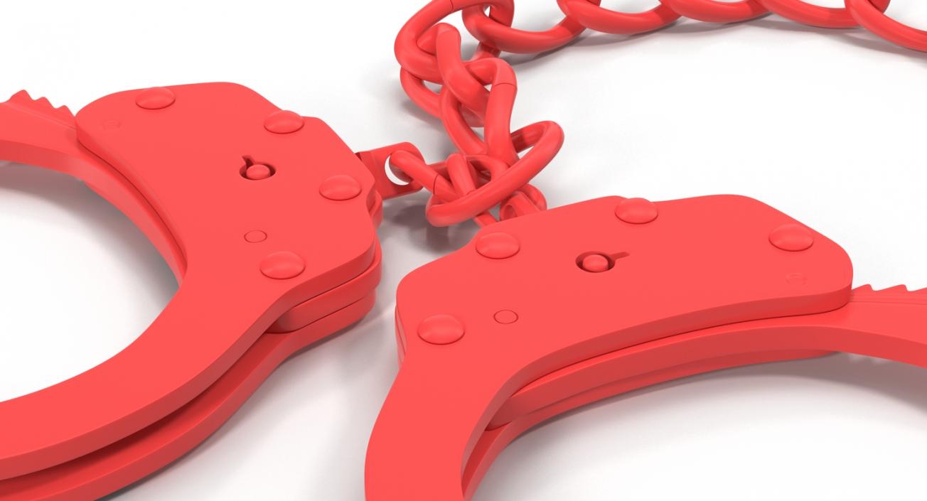 3D Handcuffs And Leg Cuffs model