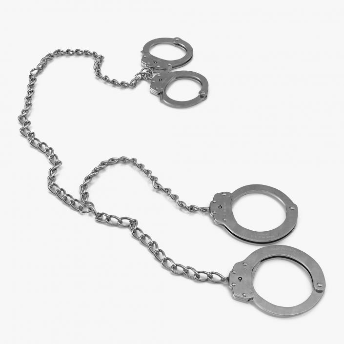 3D Handcuffs And Leg Cuffs model