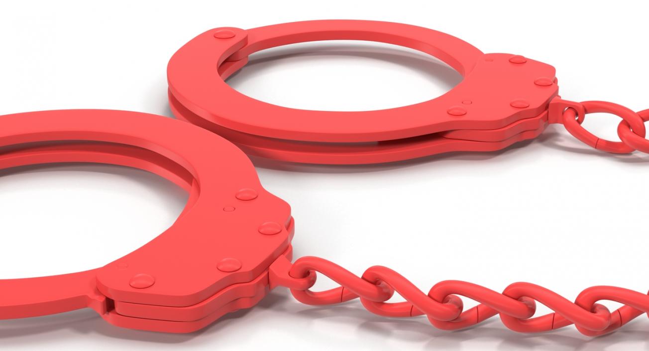 3D Handcuffs And Leg Cuffs model