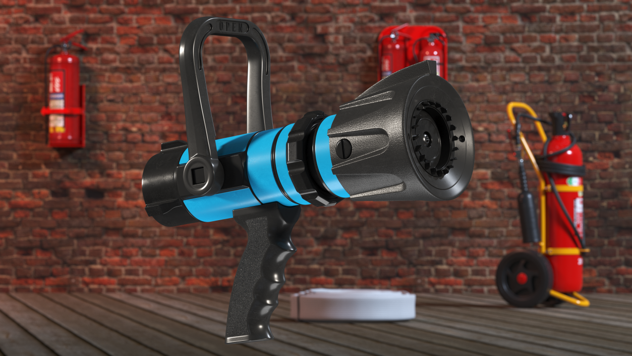 3D Fire Hose Nozzle