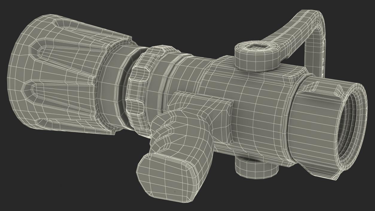 3D Fire Hose Nozzle