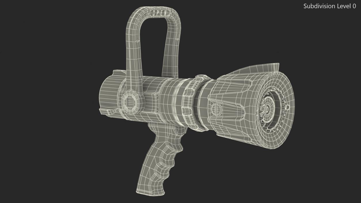 3D Fire Hose Nozzle