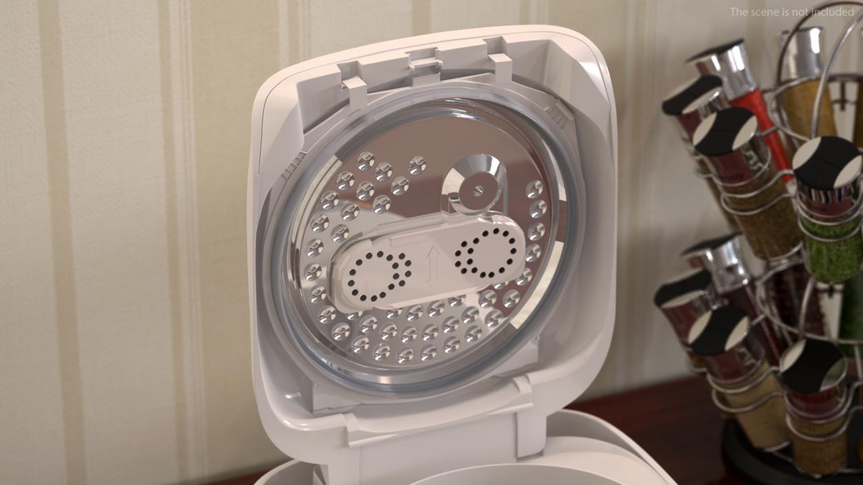 Rice Cooker White 3D