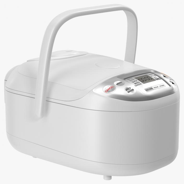 Rice Cooker White 3D