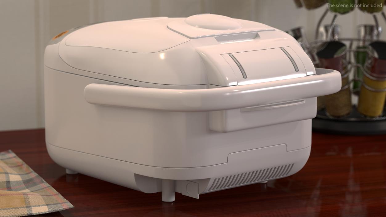 Rice Cooker White 3D