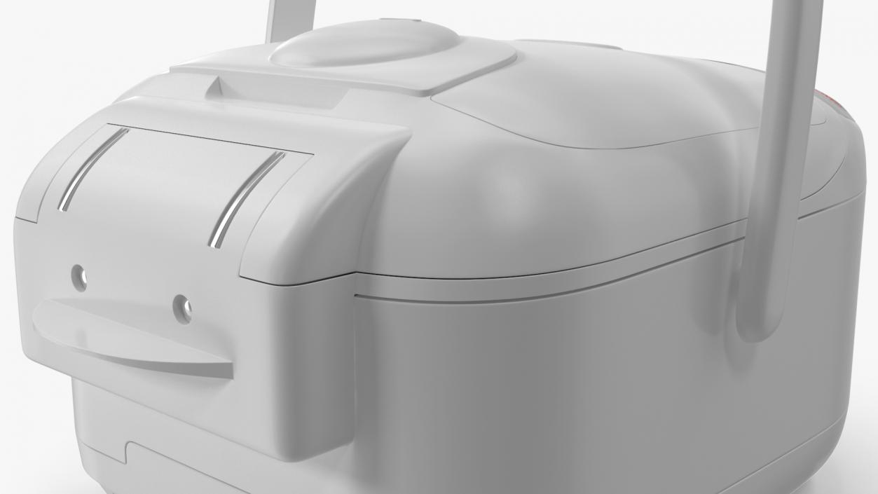 Rice Cooker White 3D