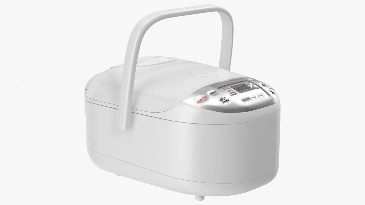 Rice Cooker White 3D