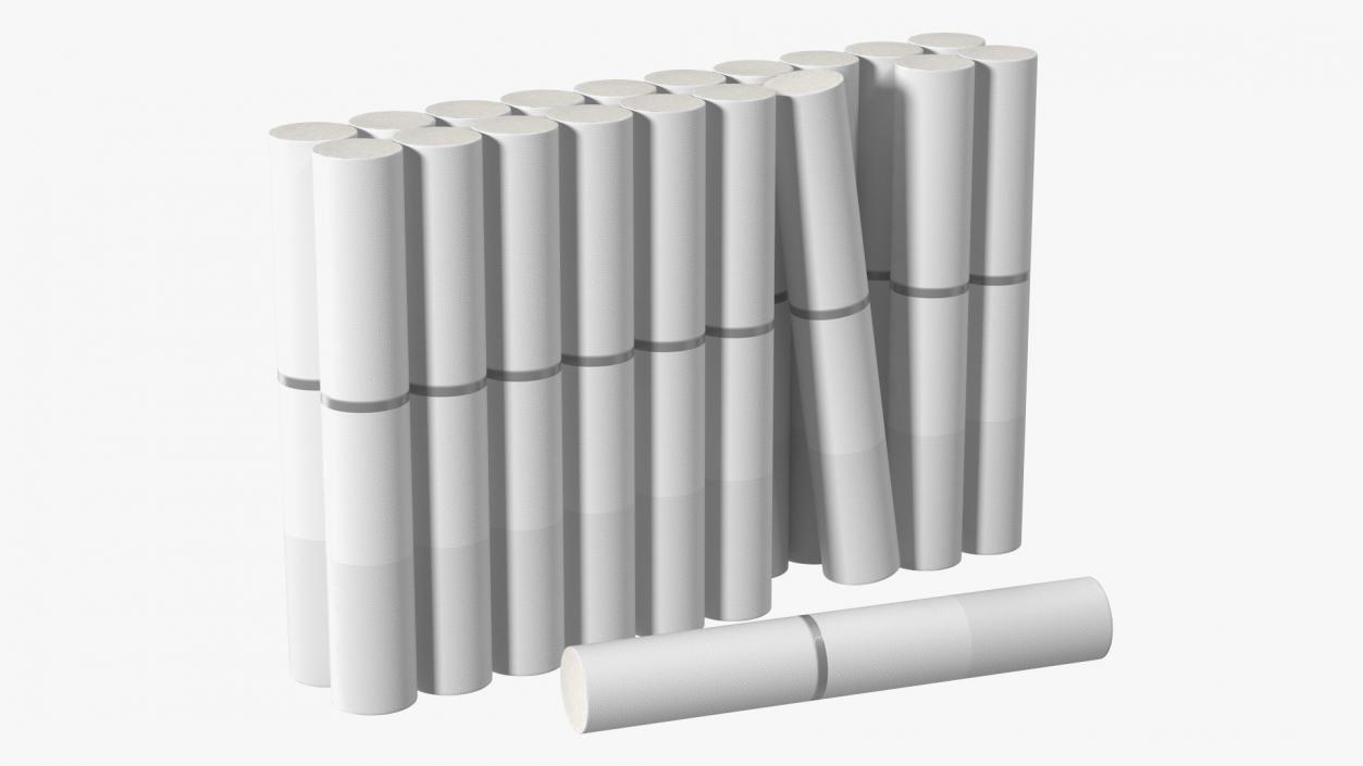 3D model Pack of Electronic Cigarettes Open with Stick