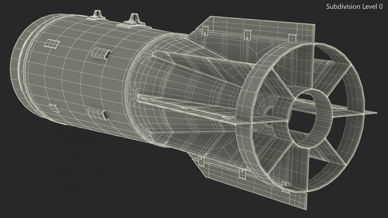 Russian FAB 3000 Air Bomb 2 3D