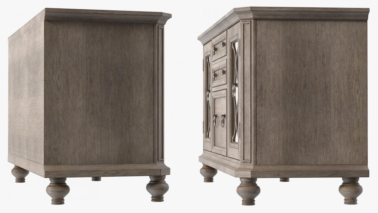 Wooden Furnishings Collection 3D model