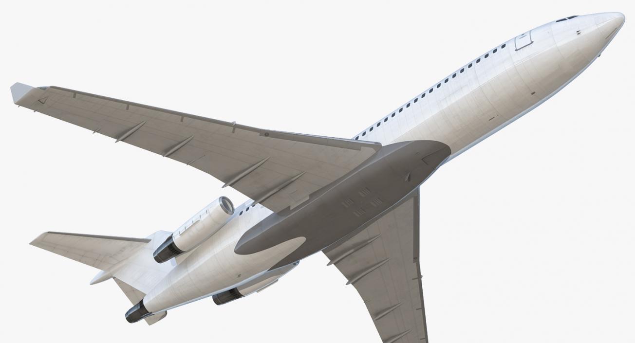 Boeing 727 100 Private Generic Rigged 3D