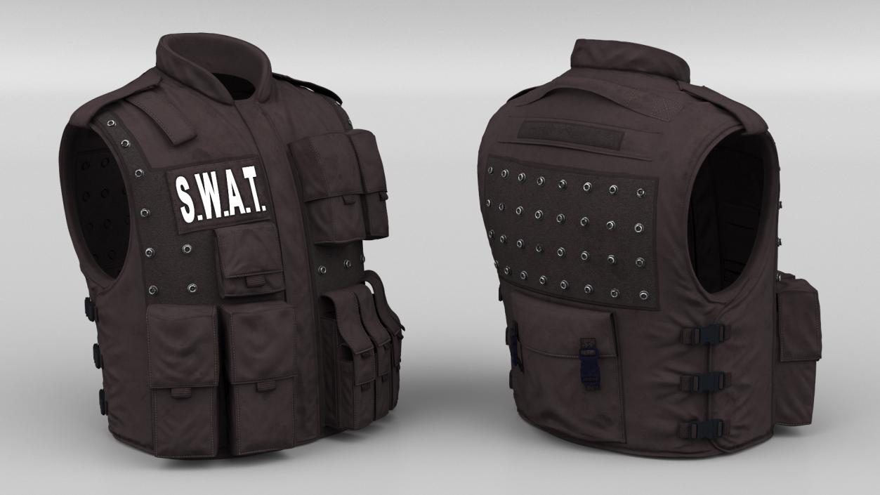 3D SWAT Tactical Vest model