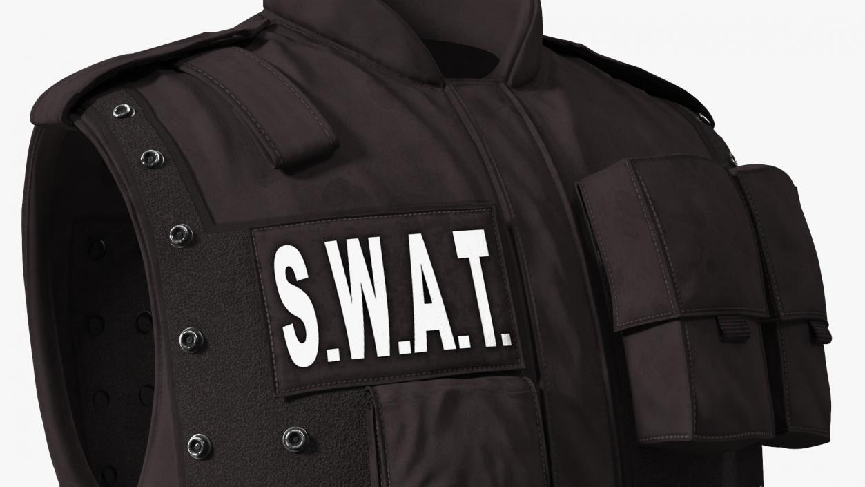 3D SWAT Tactical Vest model