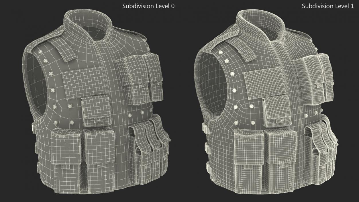 3D SWAT Tactical Vest model