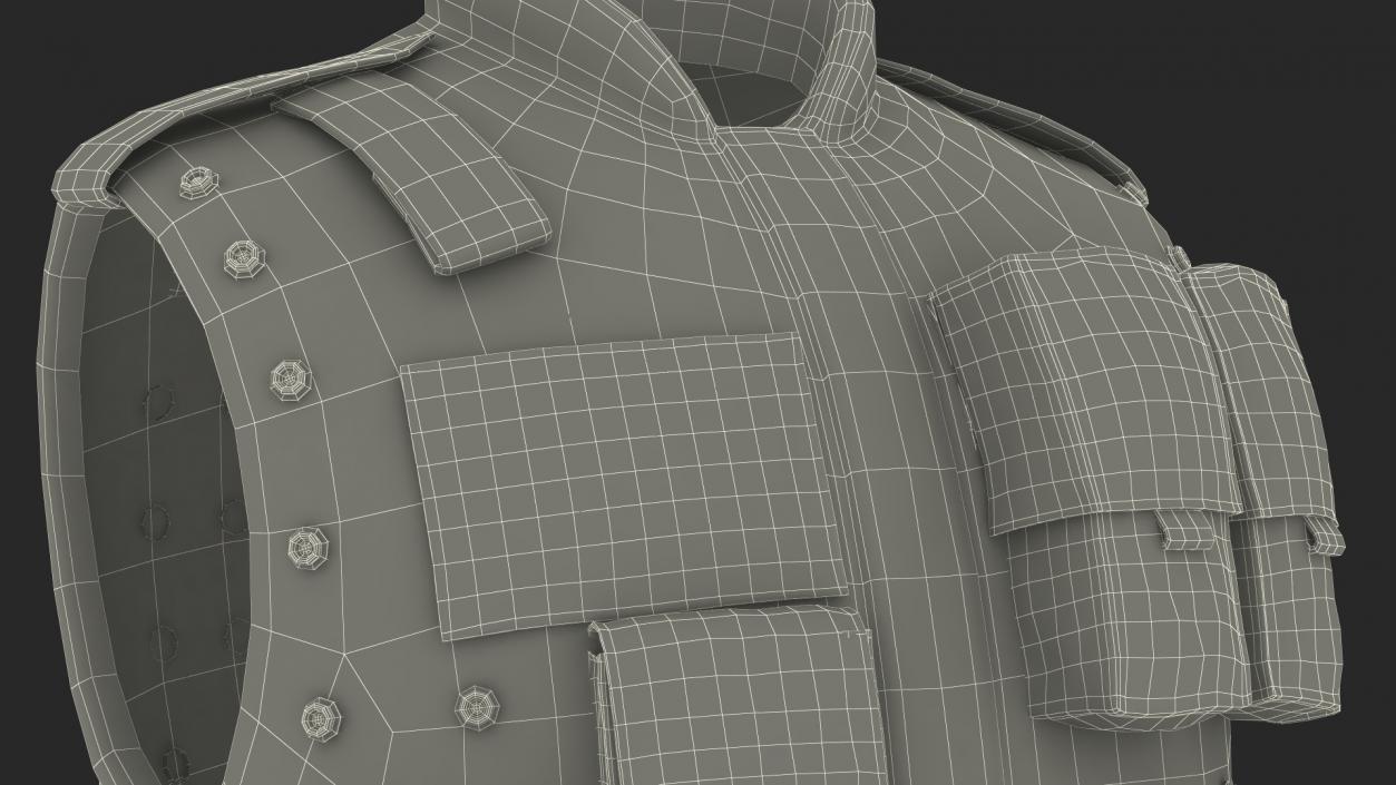 3D SWAT Tactical Vest model