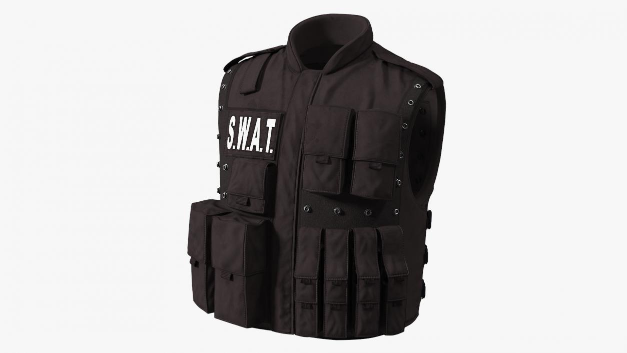 3D SWAT Tactical Vest model