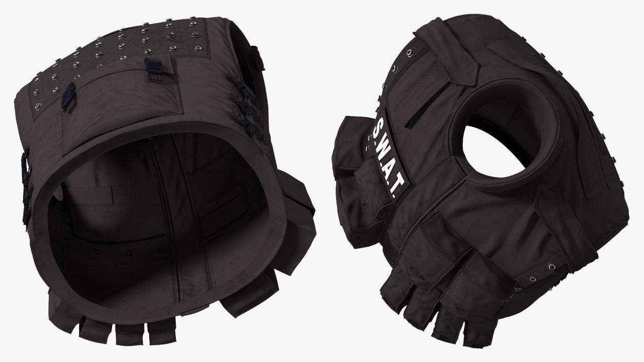 3D SWAT Tactical Vest model