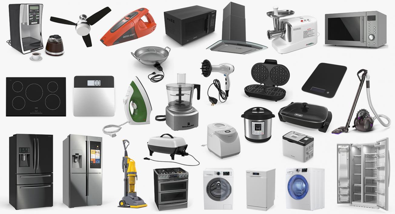 3D Home Appliances Collection 3 model