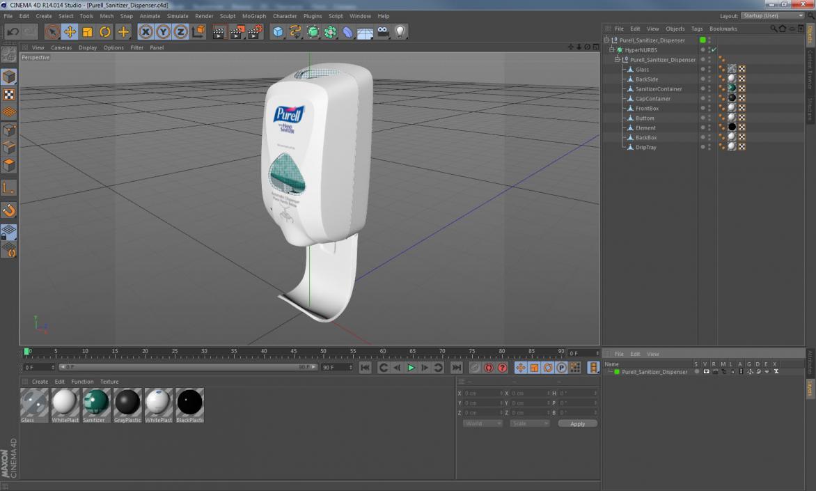 3D Purell Sanitizer Dispenser