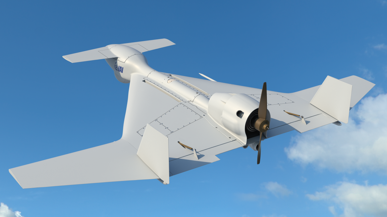 3D IAI Harop UAV model