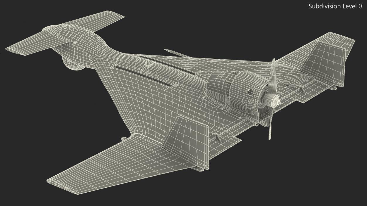 3D IAI Harop UAV model