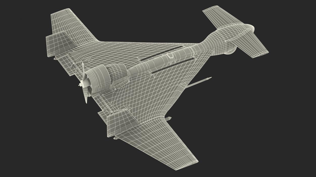 3D IAI Harop UAV model