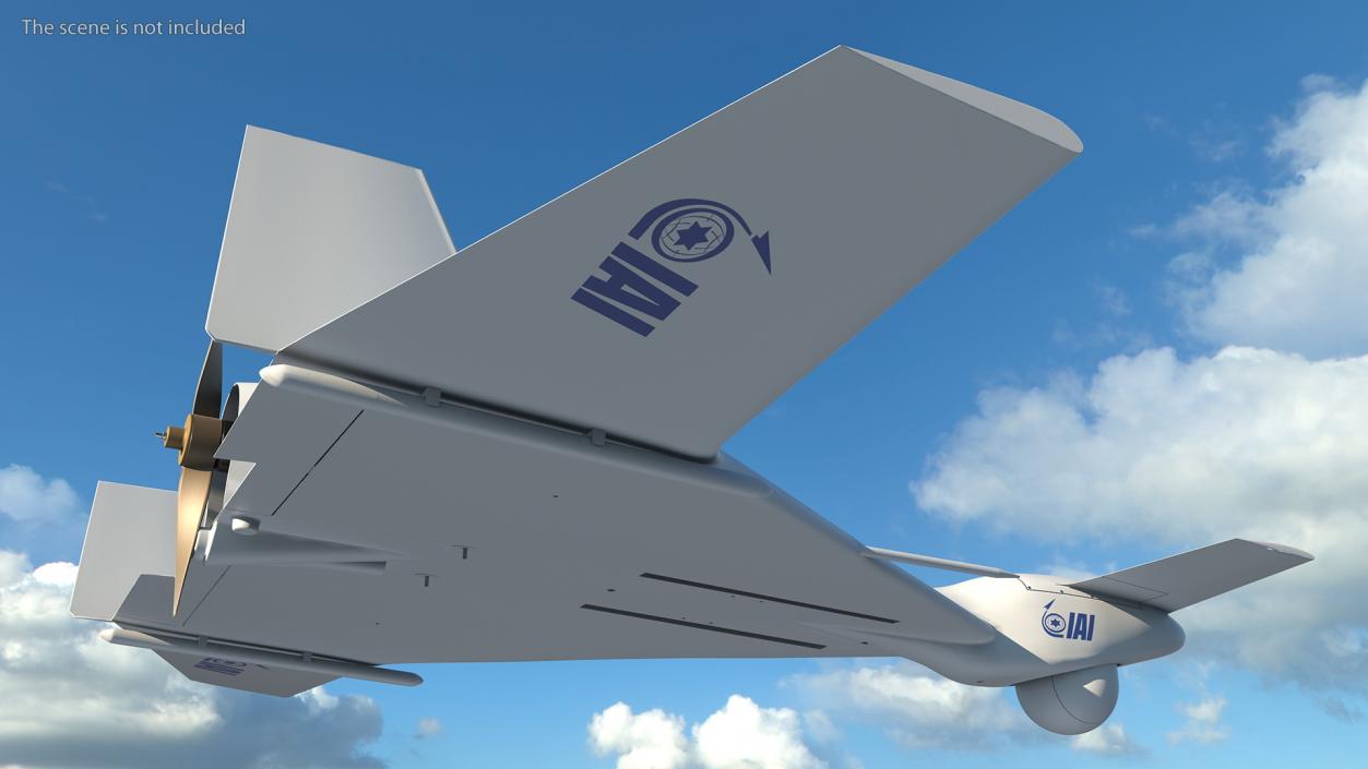 3D IAI Harop UAV model