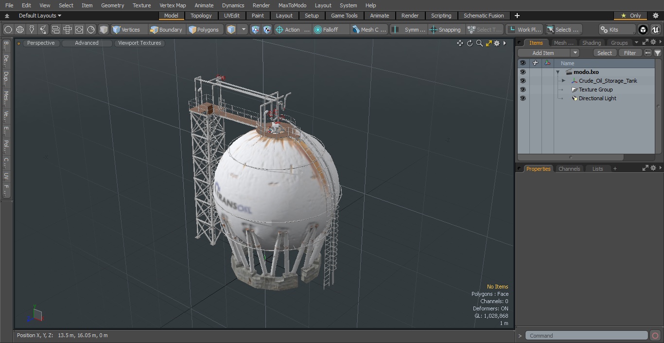 3D model Crude Oil Storage Tank(1)